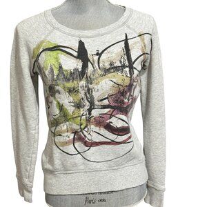Proenza Schouler Sweatshirt -  Size XS - Gray Abstract - Neiman Marcus Target